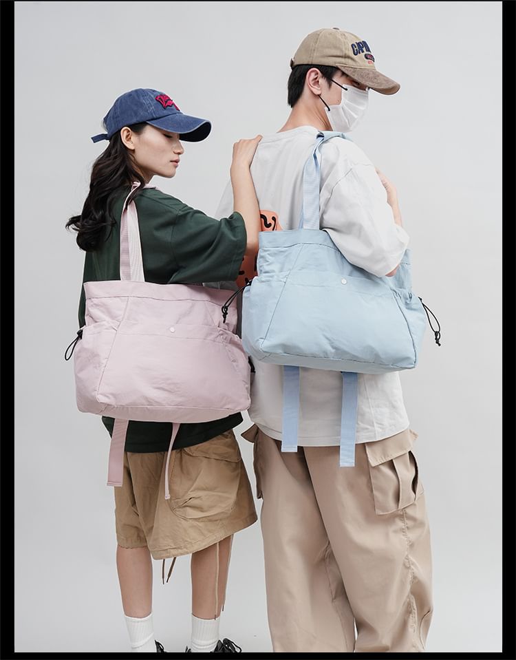 Bag Plain Tote Zip