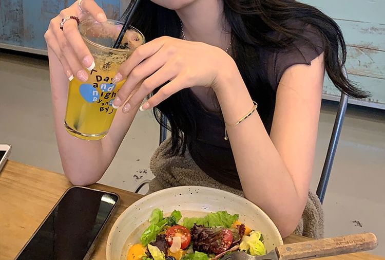 Embroidered Curved Cotton Brim Baseball Cap