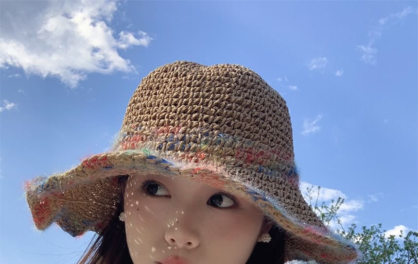 Melange  Straw Hat