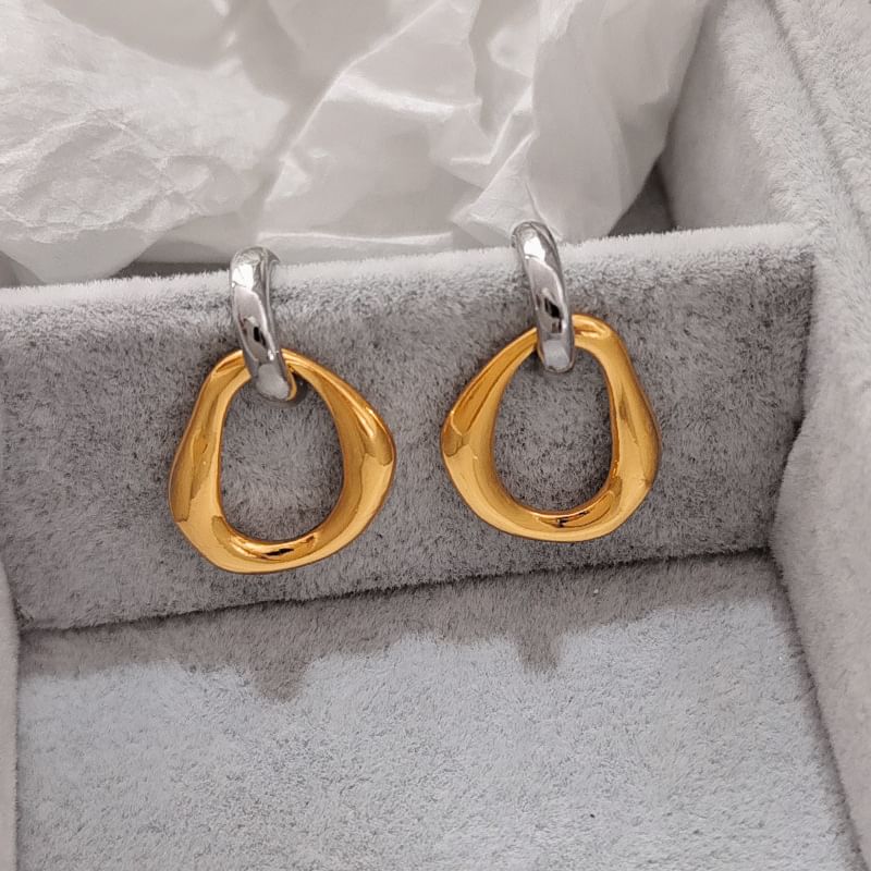 Alloy Half Hoop Earring