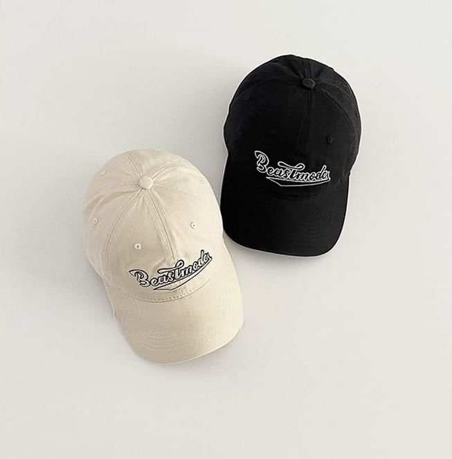 Lettering Embroidered Baseball Cap