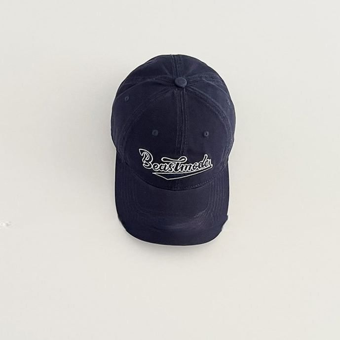 Lettering Embroidered Baseball Cap