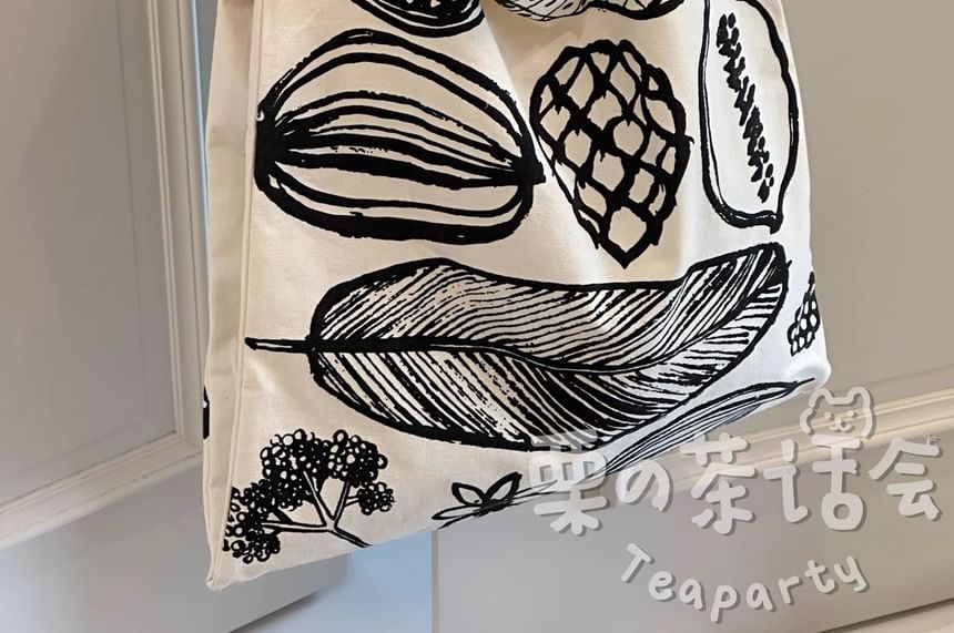 Print Tote Bag / Bag Charm / Set