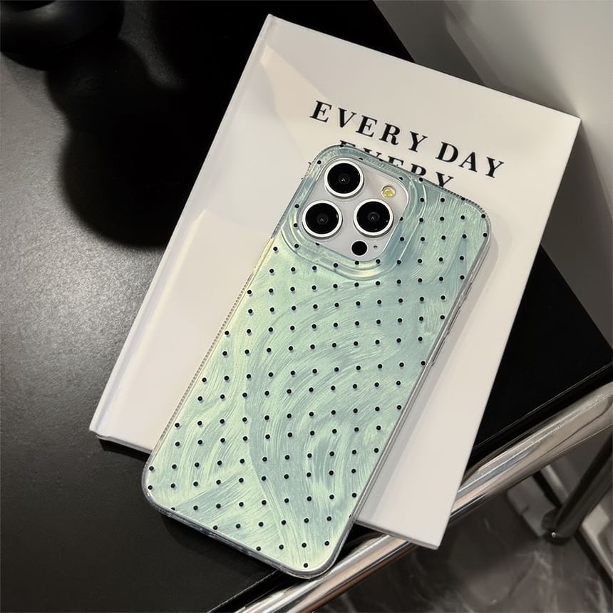 Dotted Phone Case / Strap / Phone Charm Hook / Phone Charm / Set