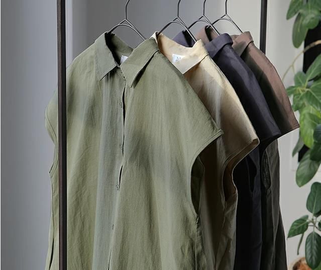 Short-Sleeve Solid Shirt Maxi Dress