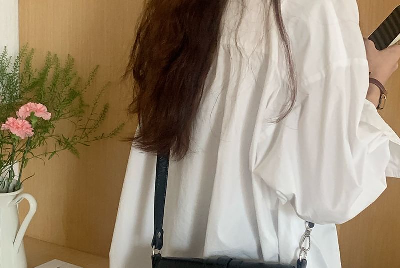 Bag Buckled Shoulder Flap