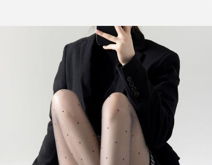 Dotted Sheer Tights