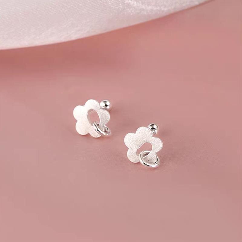 Flower S925 Sterling Silver Stud Earring