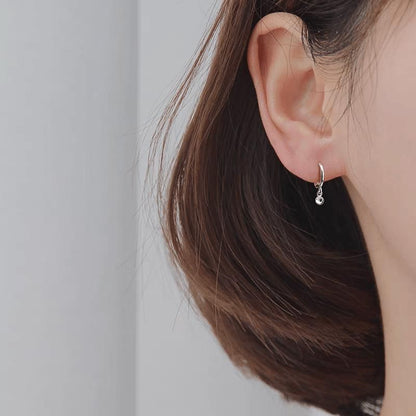 Bead Alloy Drop Earring