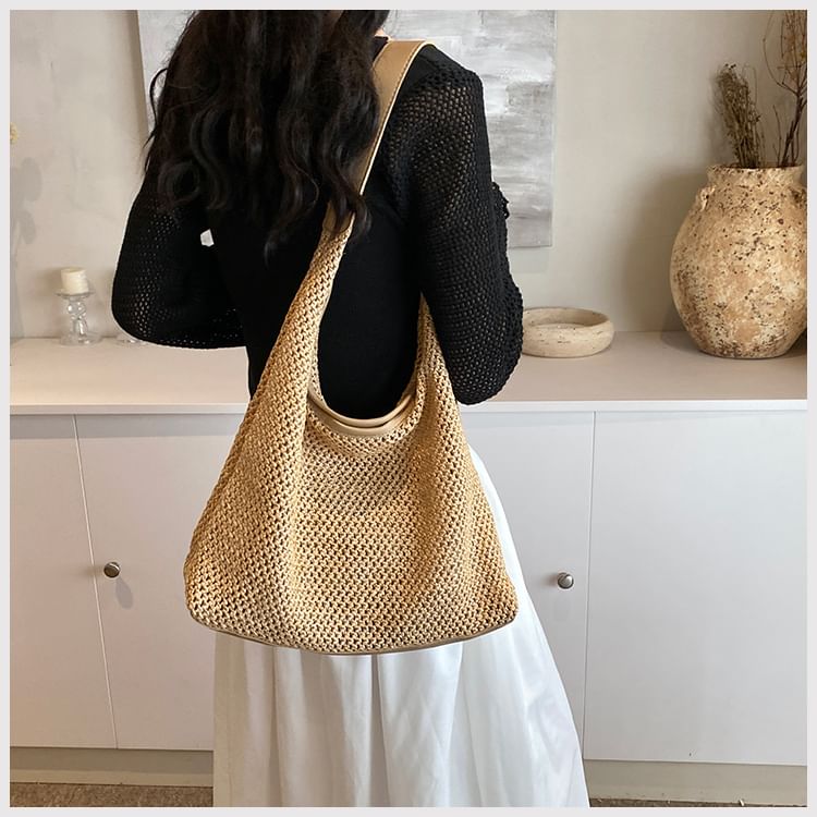 Woven Shoulder Bag