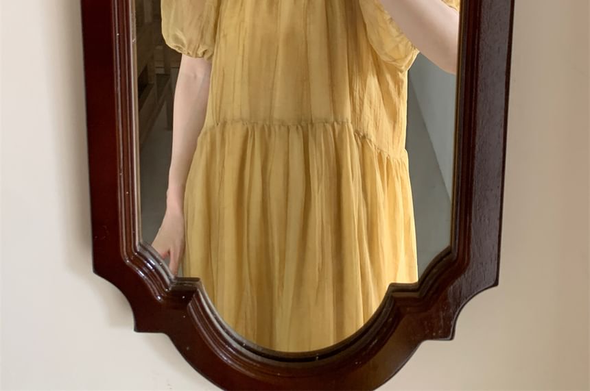 Spaghetti Strap Solid Sundress Maxi