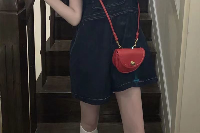Denim Jumper Shorts
