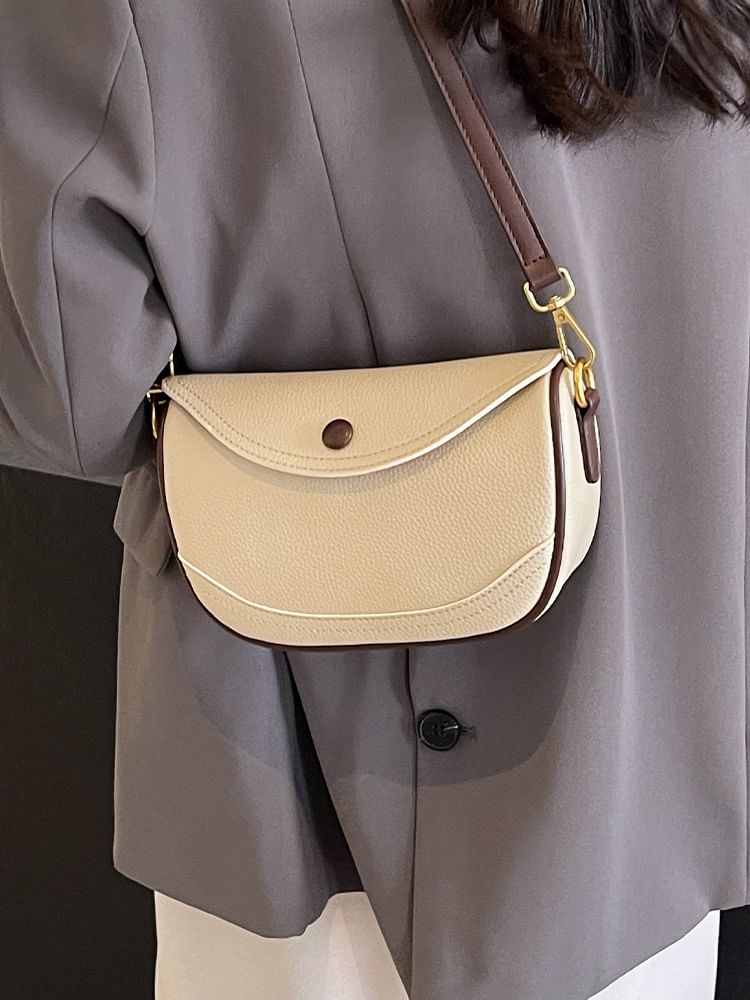 Flap Panel Crossbody Bag