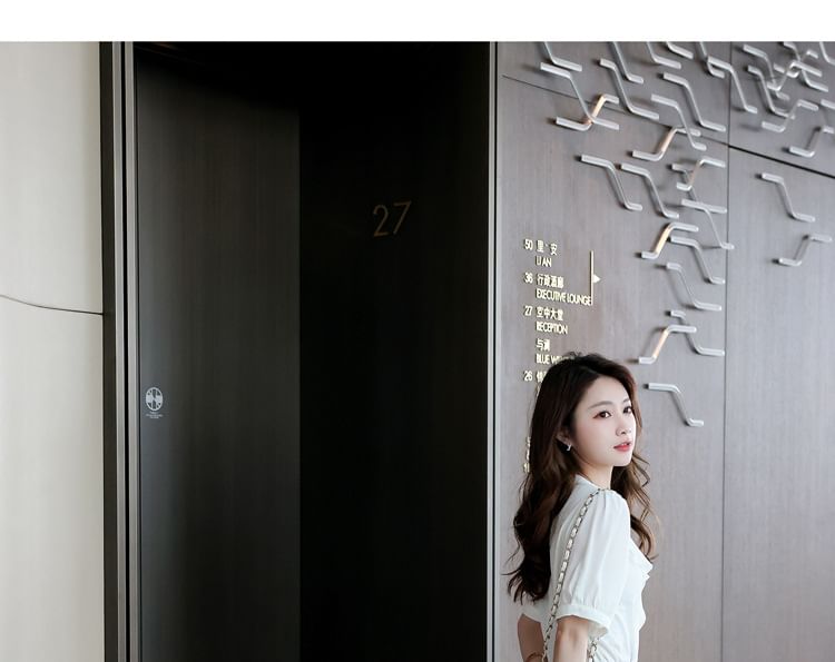 Floral Skirt A-Line Waist Midi Elastic Print