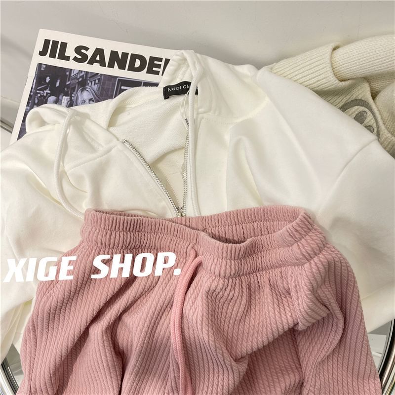 Plain Waist Drawstring Shorts