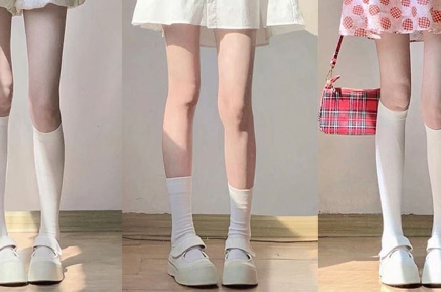 Adhesive Strap Platform Mary Jane Shoes