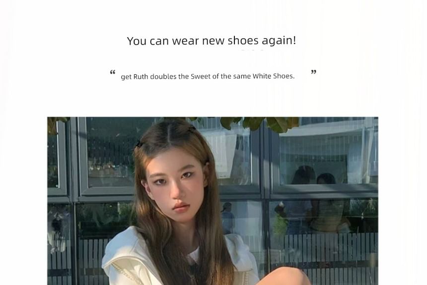 Adhesive Strap Platform Mary Jane Shoes