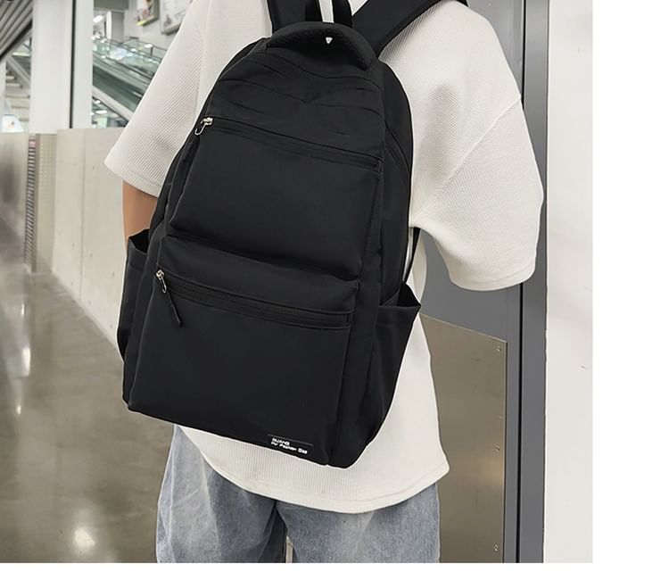 Backpack Applique Multi-Pocket