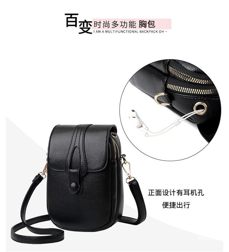 Flap Bag Leather Crossbody Faux