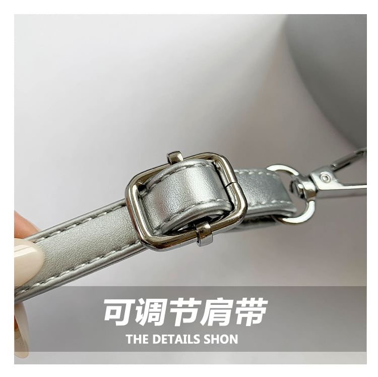 Dog Leather Faux Crossbody Bag