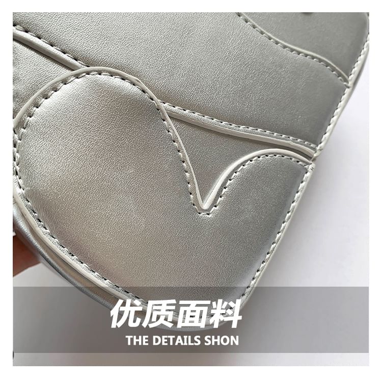 Dog Leather Faux Crossbody Bag