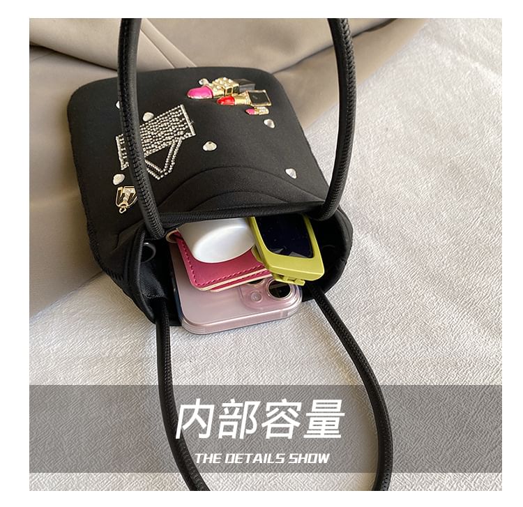 Top Rhinestone Crossbody Bag Handle