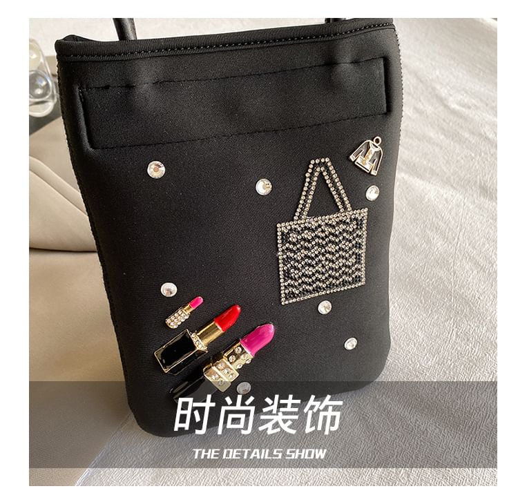 Top Rhinestone Crossbody Bag Handle