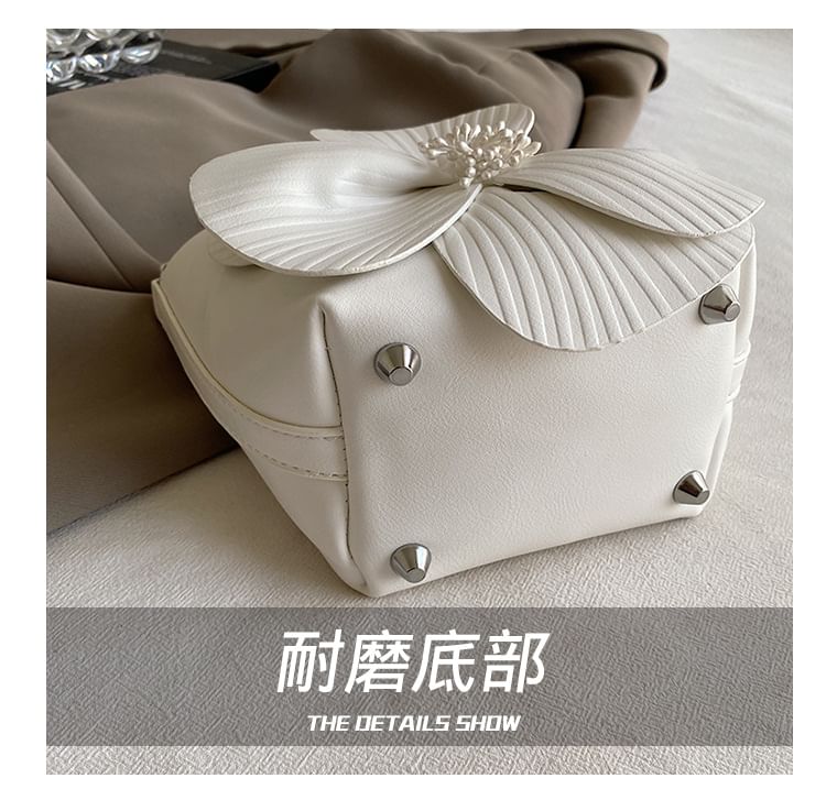 Bucket Chain Set: Strap Pouch Flower + Bag