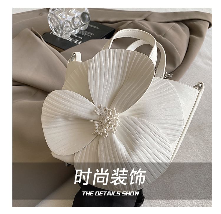 Bucket Chain Set: Strap Pouch Flower + Bag