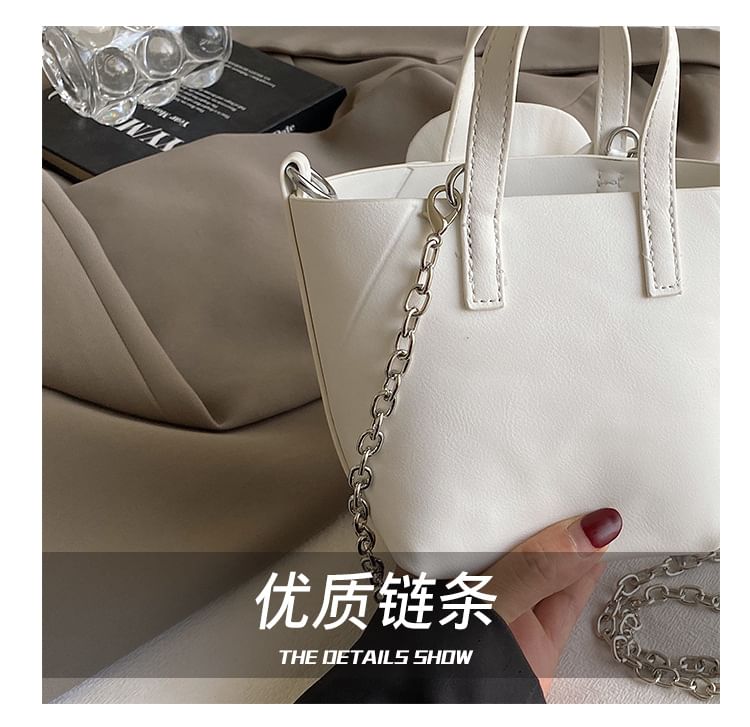 Bucket Chain Set: Strap Pouch Flower + Bag