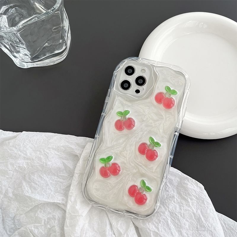 Phone Cherry Heart Case Mirrored /