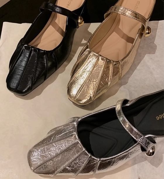 / Toe Jane Shoes Square Mary Mules