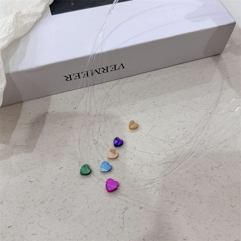 Necklace Heart Layered