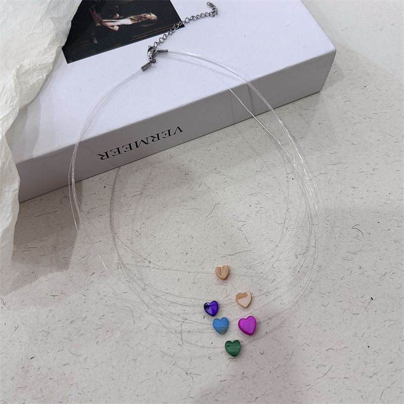 Necklace Heart Layered