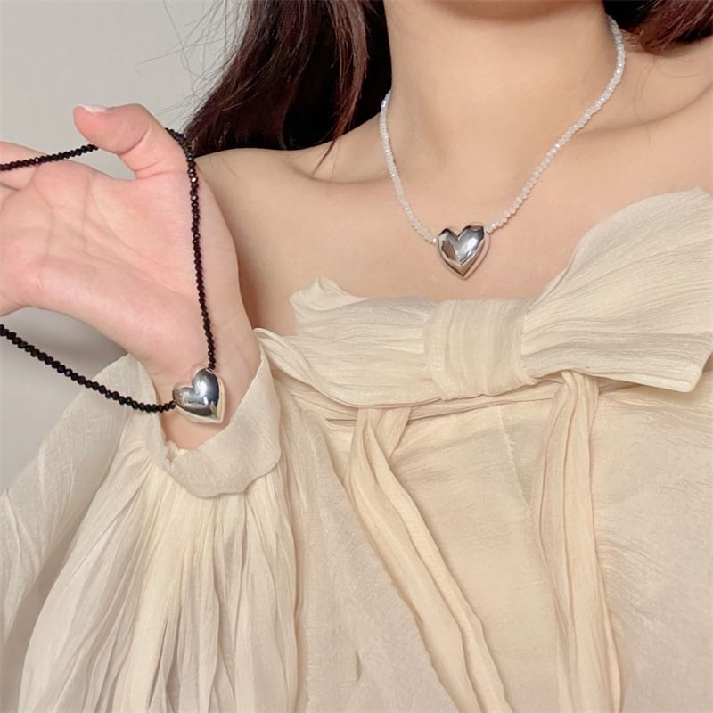 Heart Beaded Necklace