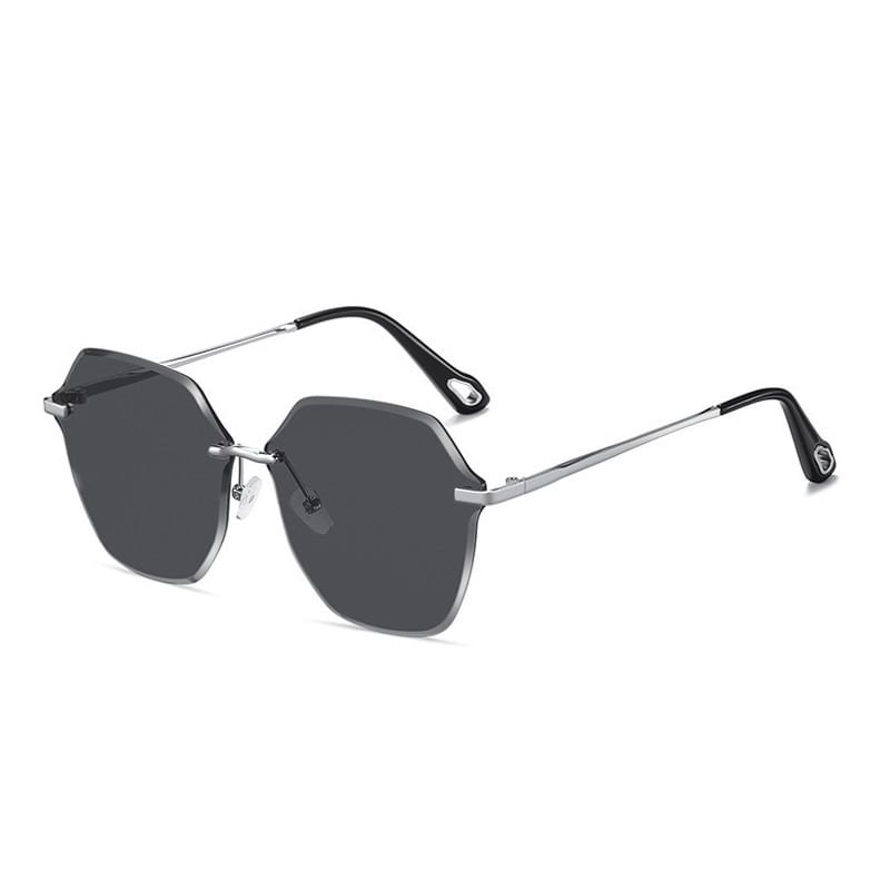 Sunglasses Oversized Frame Geometric