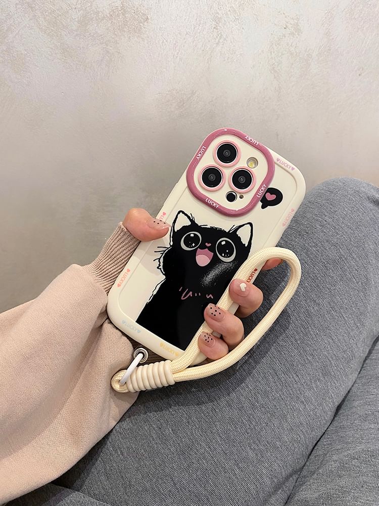 Set Strap Case Cat Phone /