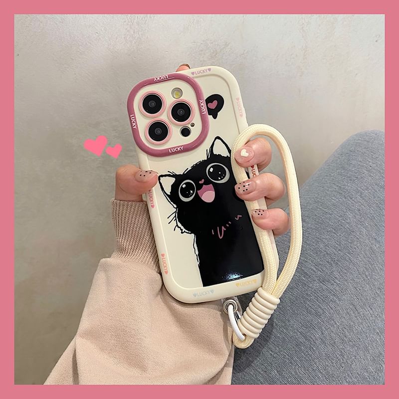 Set Strap Case Cat Phone /