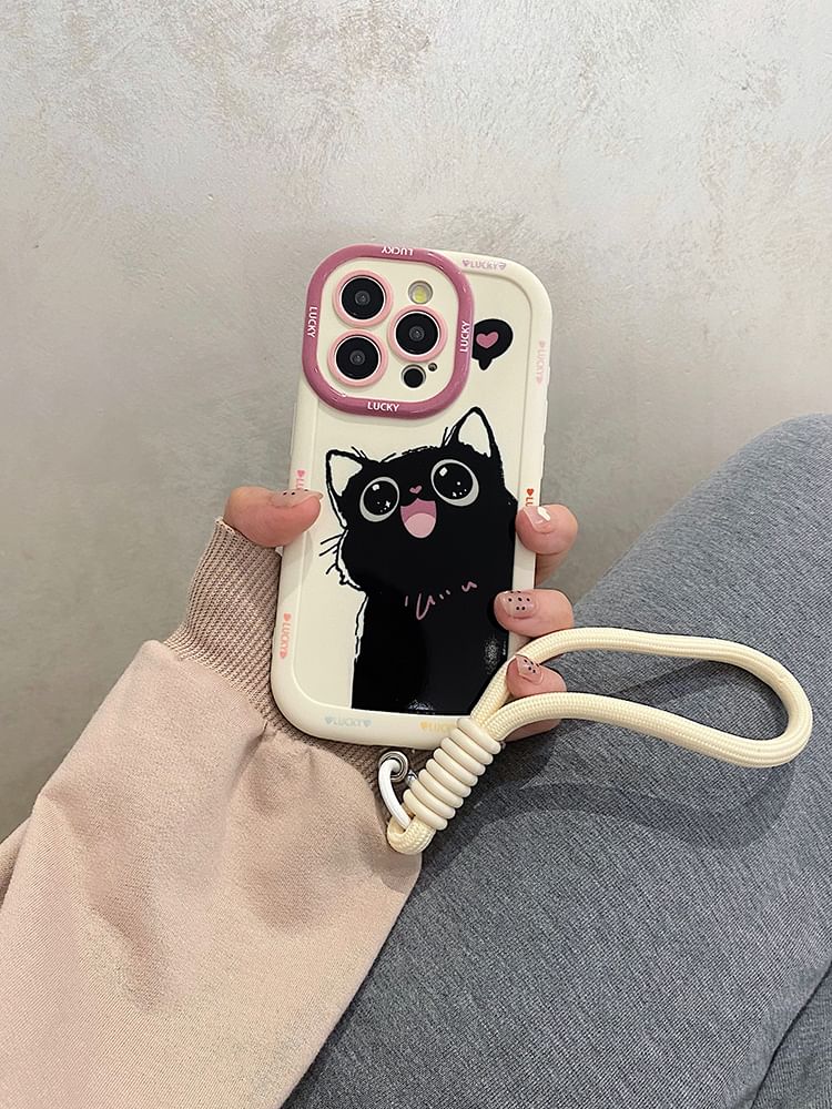 Set Strap Case Cat Phone /