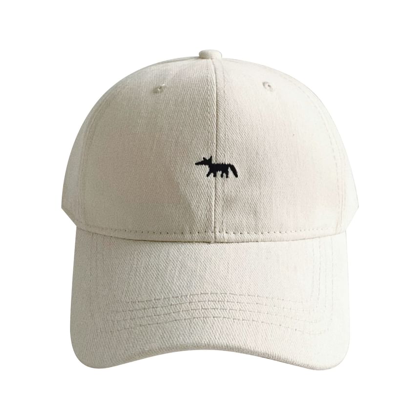 Fox Embroidered Baseball Cap