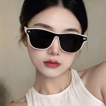 One Piece Square Sunglasses