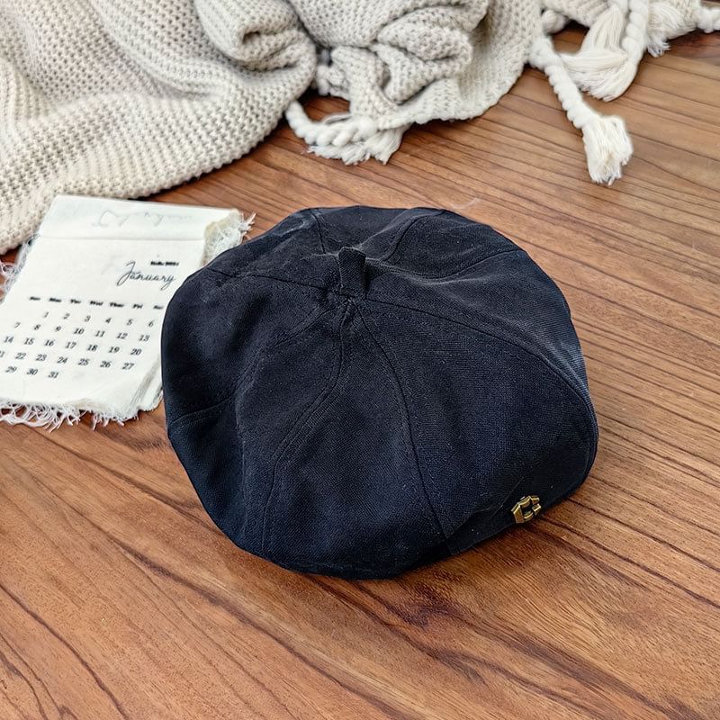 Hat Metal Beret Lettering