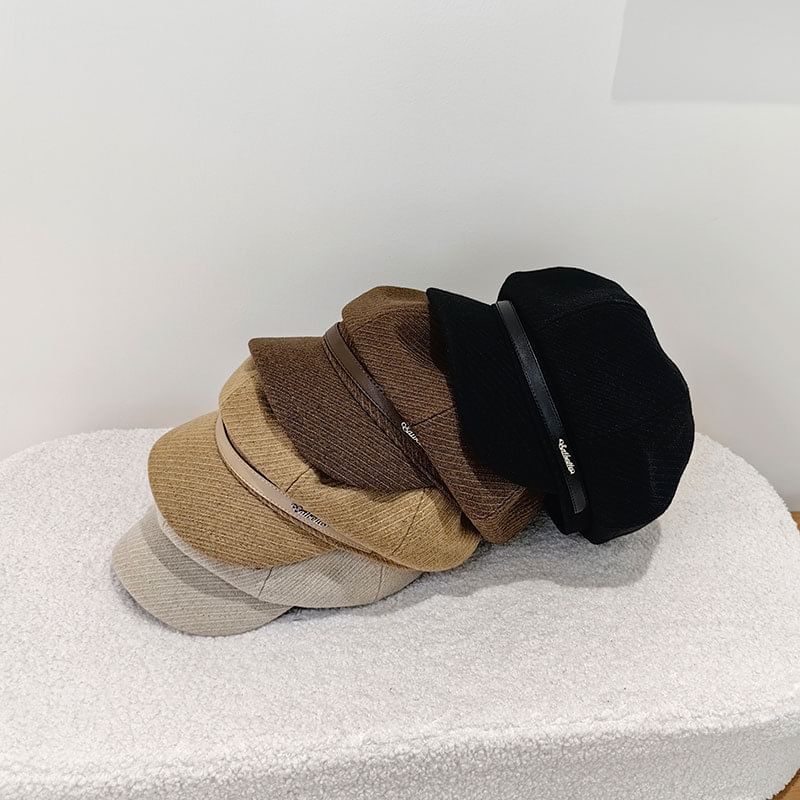 Newsboy Belt Cap Lettering