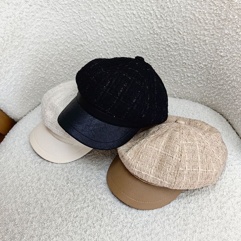 Cap Panel Newsboy