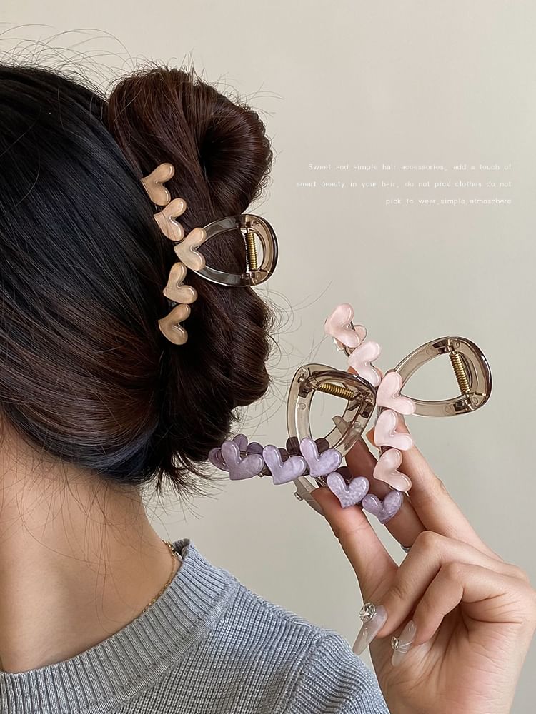 Heart Hair Clamp