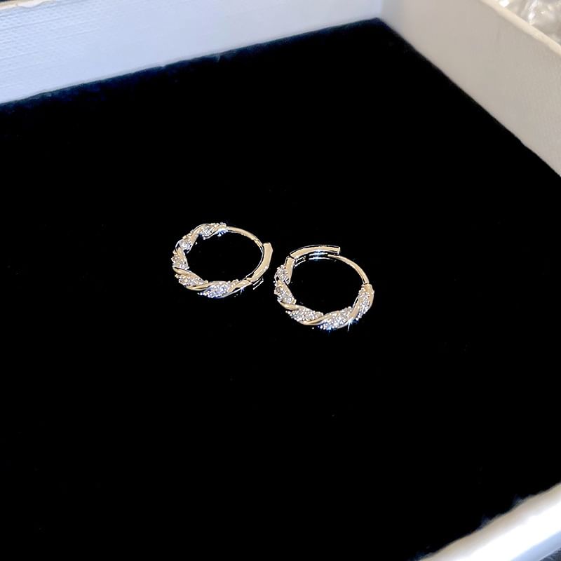 Rhinestone Earring Huggie