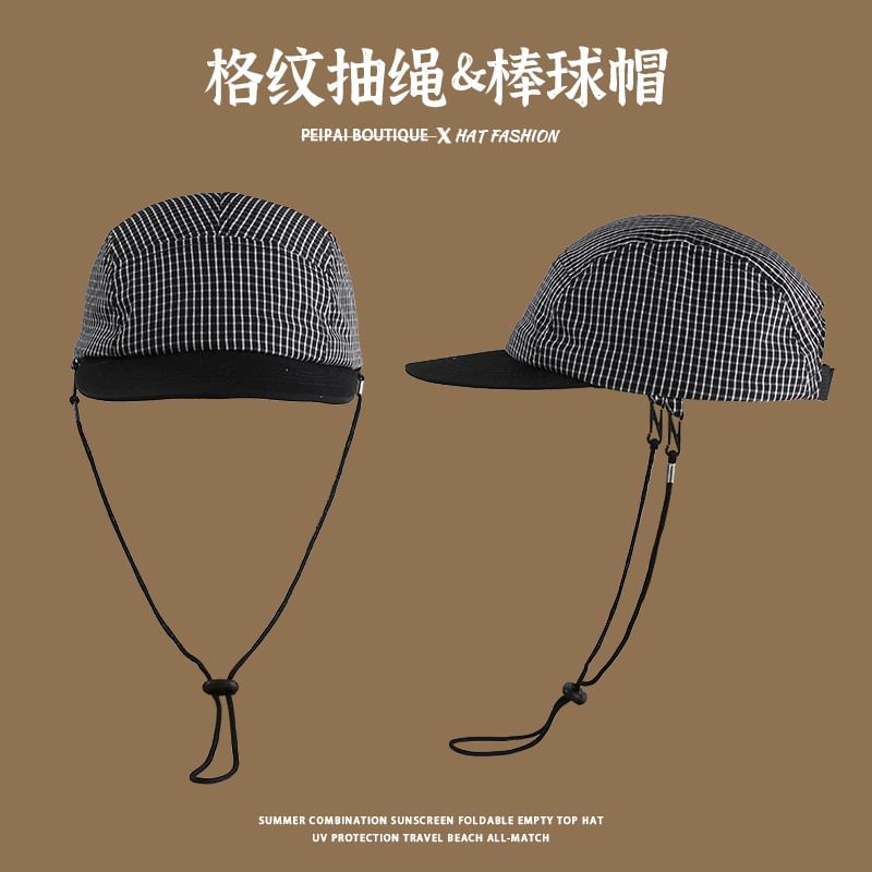 Cap Plaid Baseball