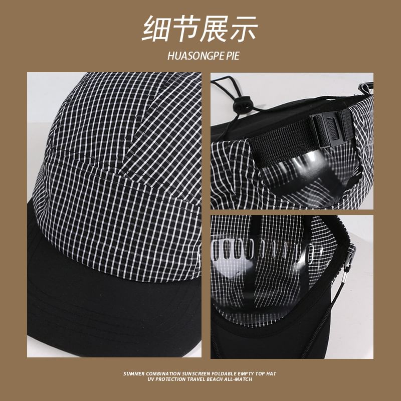 Cap Plaid Baseball