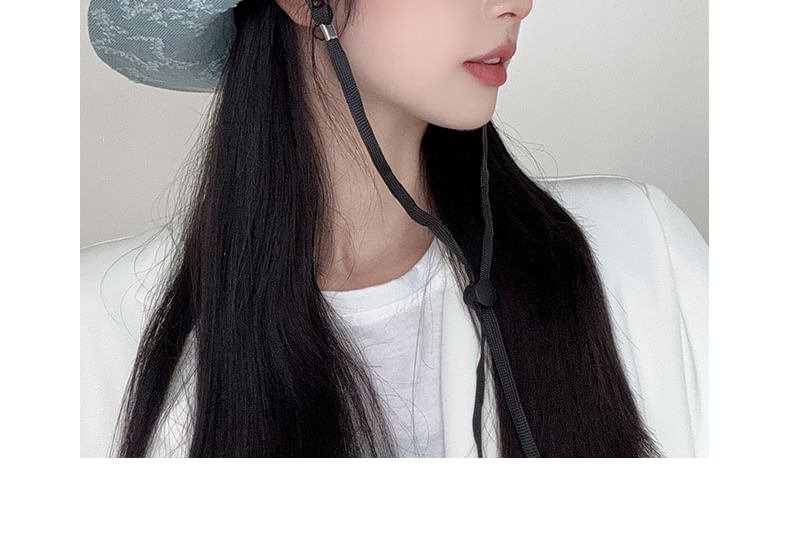 Distressed Denim Hat Boonie