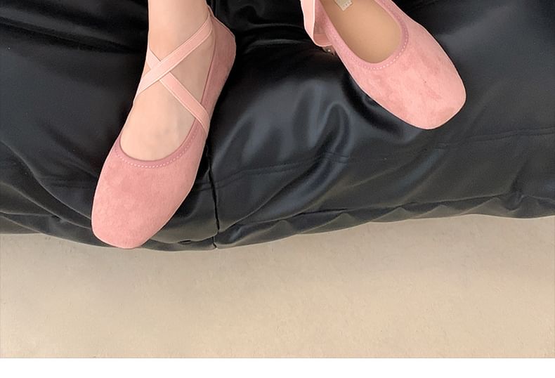 Faux-Suede Ballet Flats in 5 Colors